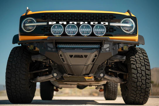 DV8 Offroad 21-25 Ford Bronco Tube Serries Front Bumper - Black Powdercoat