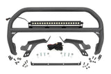Nudge Bar | w/ Tow Hooks | 20 Inch Black Single Row LED | Ford Bronco Sport (21-24)