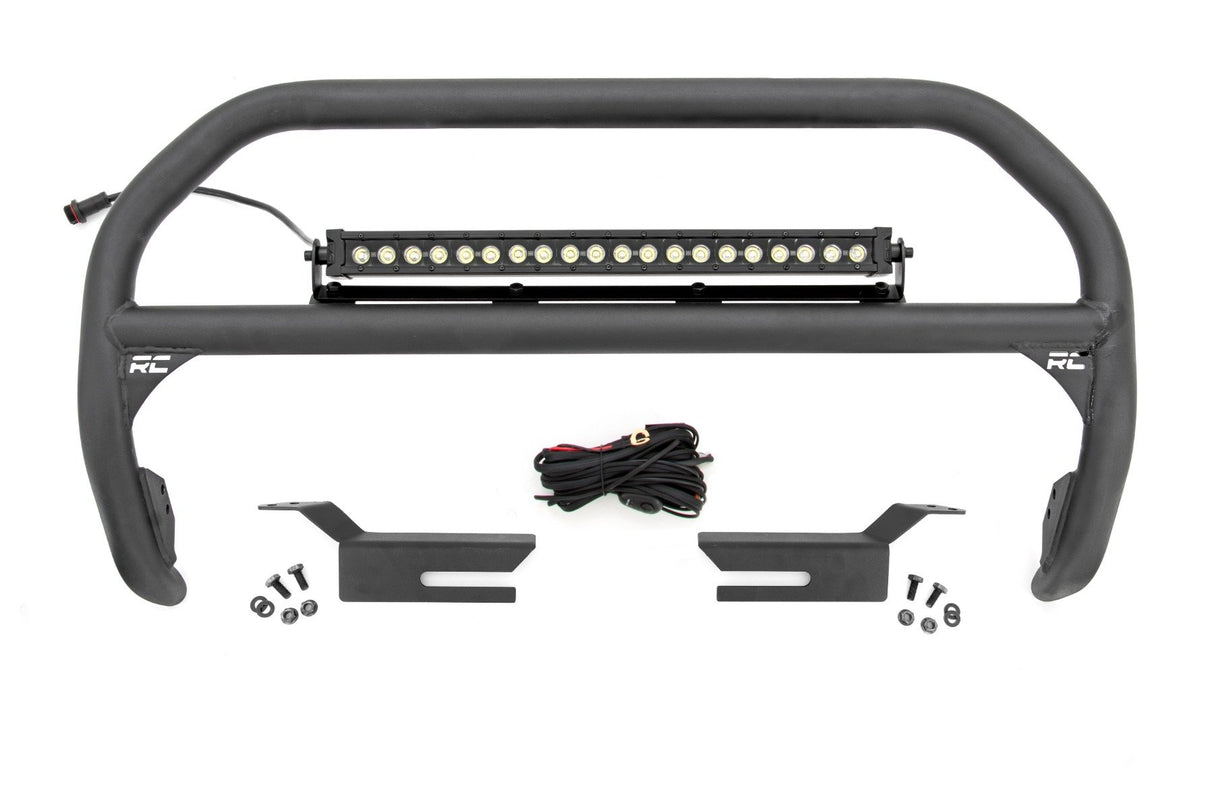 Nudge Bar | 20 Inch BLK DRL Single Row LED | Ford Bronco 4WD (2021-2025)