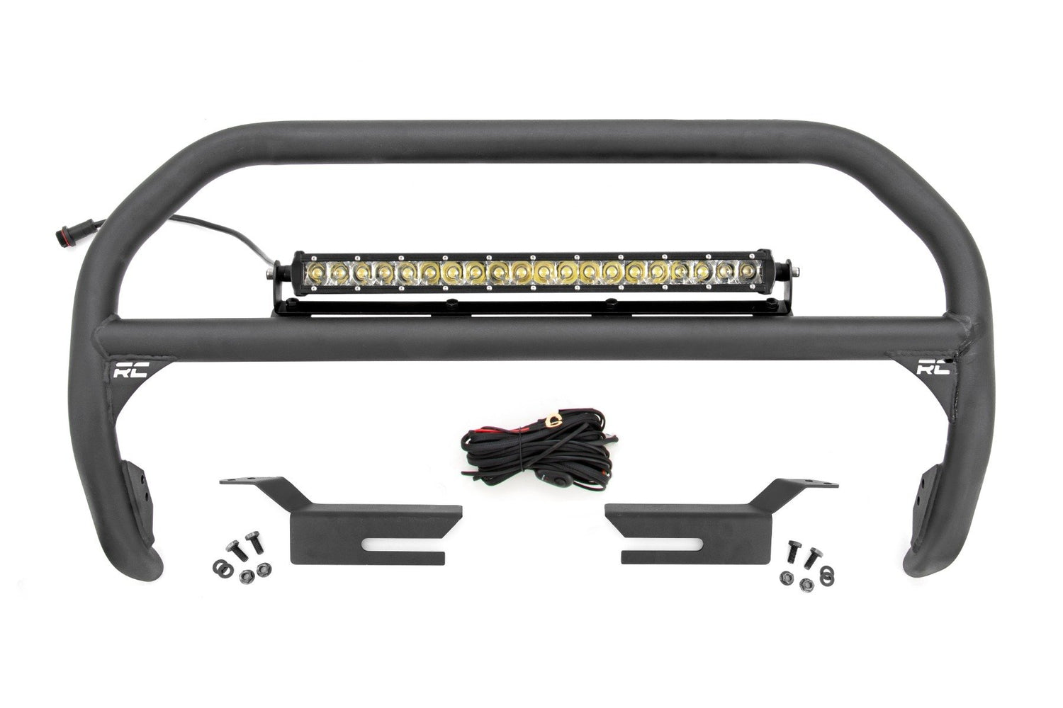 Nudge Bar | 20 Inch Chrome Single Row LED | Ford Bronco 4WD (2021-2025)