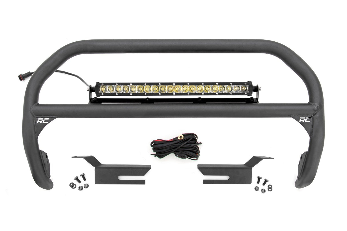 Nudge Bar | 20 Inch Chrome Single Row LED | Ford Bronco 4WD (2021-2025)