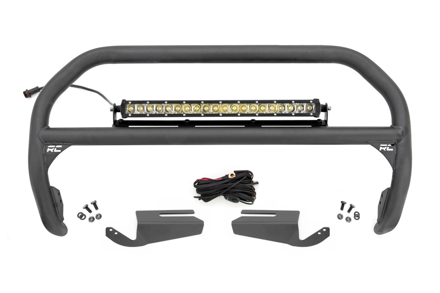 Nudge Bar | 20 Inch Chrome Single Row LED | OE Modular Steel | Ford Bronco (21-25)