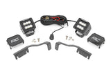 LED Light Kit | Ditch Mount | 2" Black Pair | Flood | Nissan Frontier (22-25)