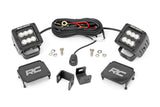 LED Light Kit | Ditch Mount | 2" Black Pair | Flood | Toyota Tundra (22-26)