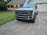 KD Fabworks 2020-2022 Ford Super Duty F-250/F-350 Dual Light Mount WITH OEM LED Foglights FOR DIODE DYNAMICS