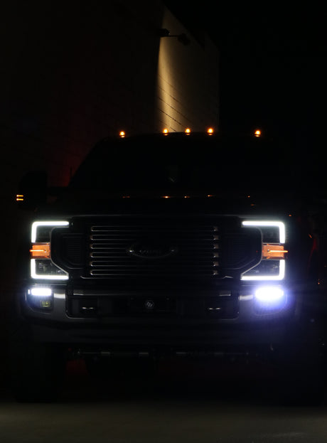 KD Fabworks 2020-2022 Ford Super Duty F-250/F-350 Rigid Industries SR Series Mount For OEM LED foglights