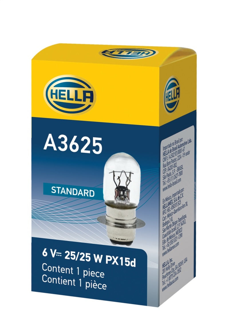 Hella Bulb 3625 6V 25/25W Px15D T6