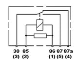 Hella Relay 24V 10/20A Spdt Res Wthr Bkt