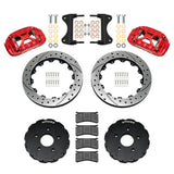 Wilwood kit front XRS6R C7 vette 2014-UP 13.06 rotor SRP red