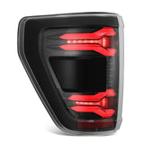 AlphaRex 24-25 Ford F150 LUXX LED Taillight - Alpha Black