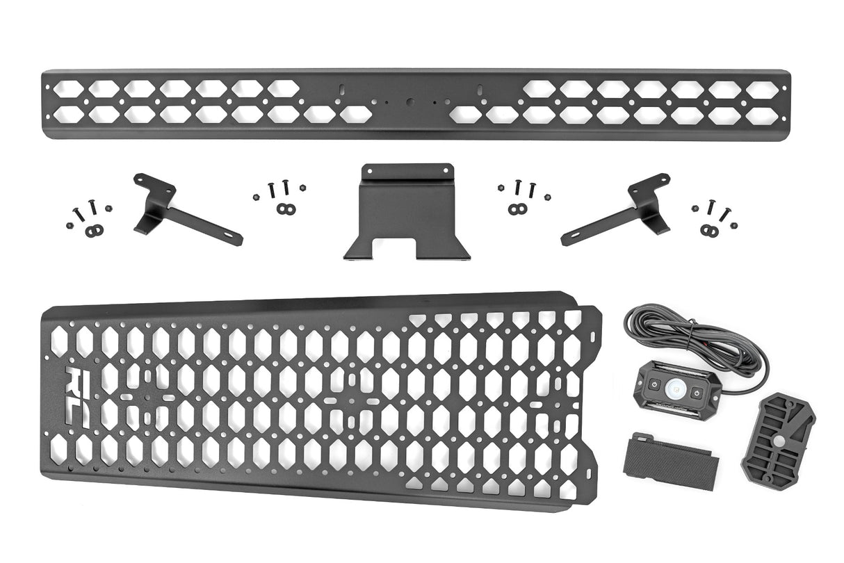 Molle Mounting Panel w/ LED Dome Light | Overhead | Ford Bronco 4WD (21-25)