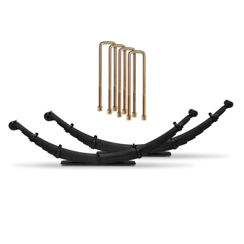 Deaver 4-Inch Leaf Spring Pack and U-Bolt Kit For 99-18 Silverado/Sierra 1500 2WD/4WD