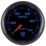 Autometer Cobalt 66mm 0-100 PSI Oil Pressure Gauge