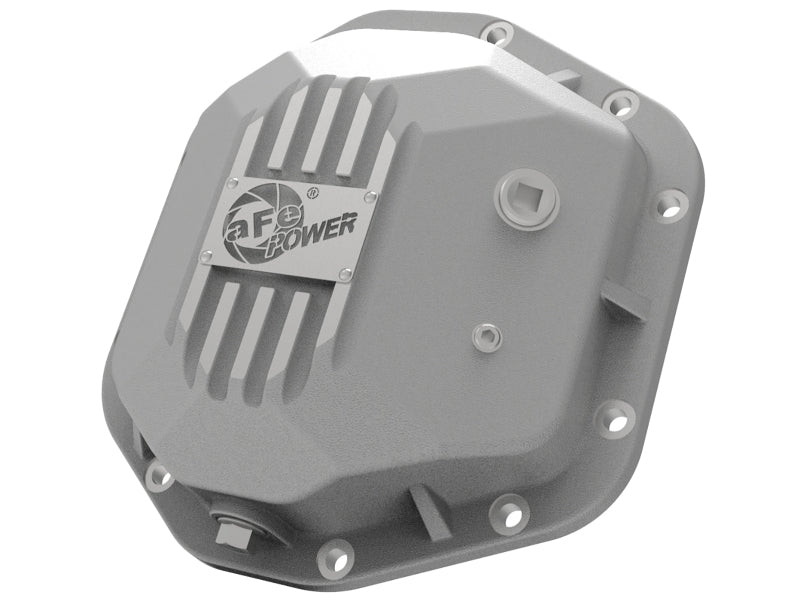 aFe 97-18 Jeep Wrangler TJ/JK Dana 44 Street Series Differential Cover w/ Machined Fins - Raw