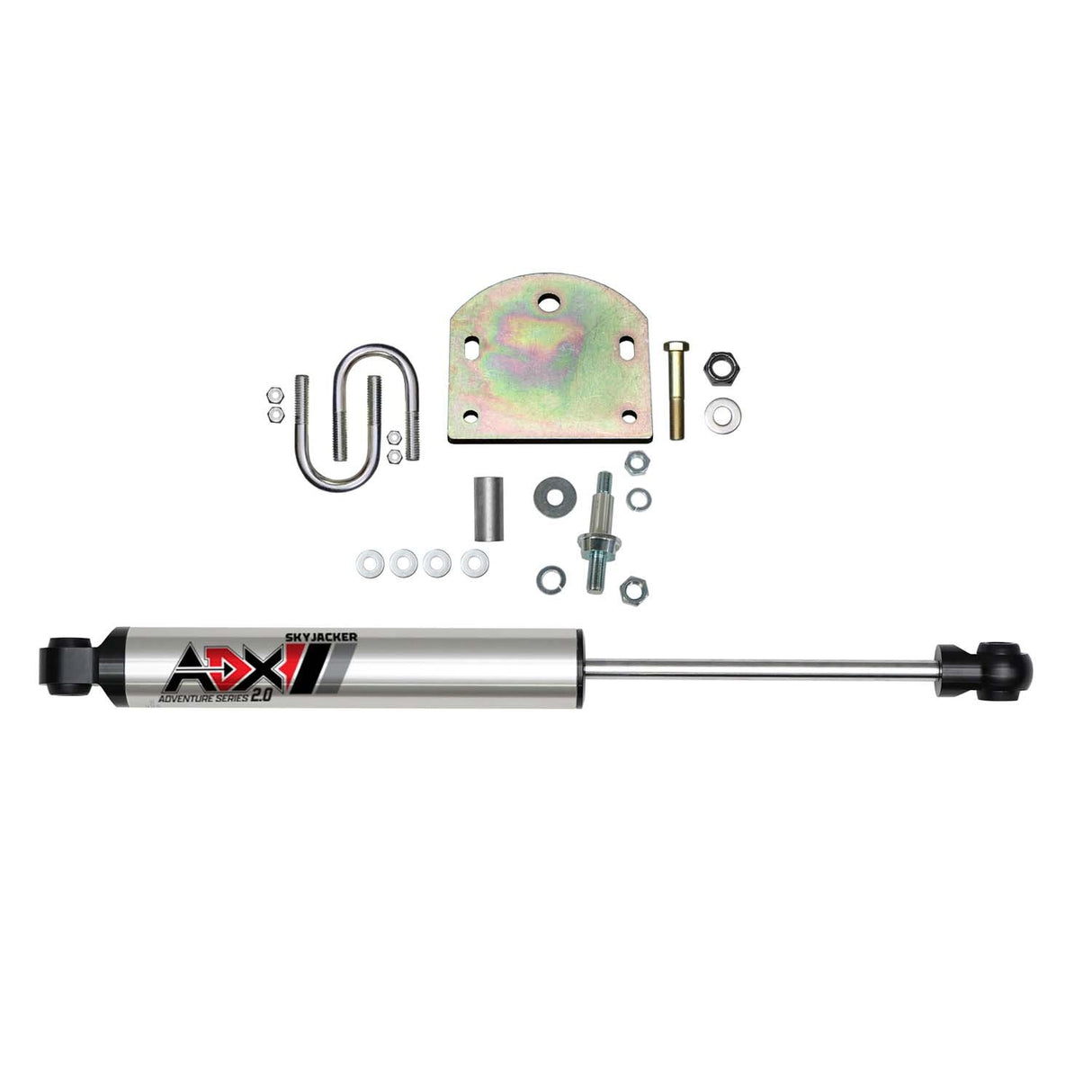 Skyjacker 99-04 Ford F250/F350 ADX 2.0 Single Stabilizer Kit w/ CNC Machined Polished Alum.