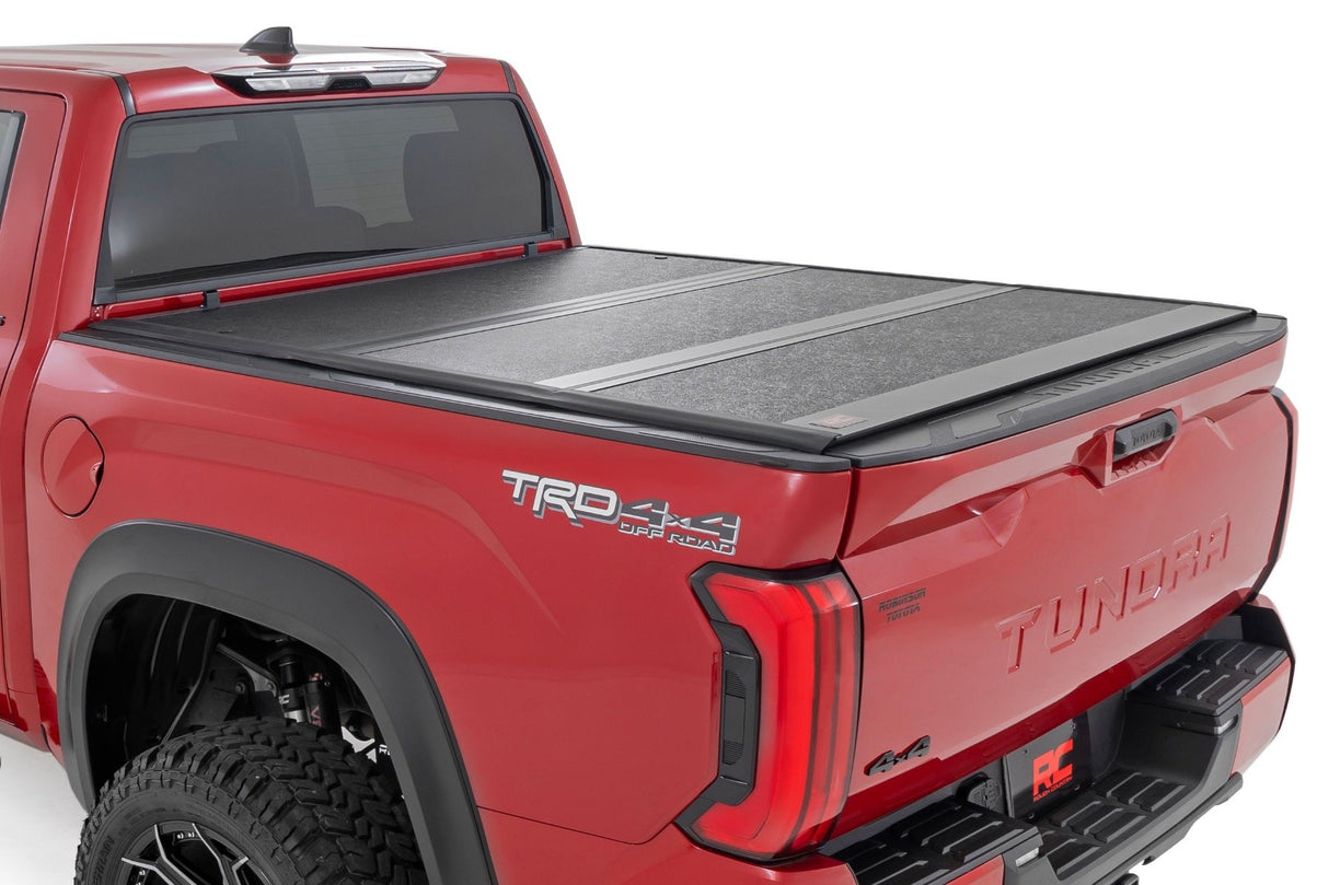 Hard Low Profile Bed Cover | 5'7" Bed | Cargo Mgmt | Toyota Tundra (22-26)