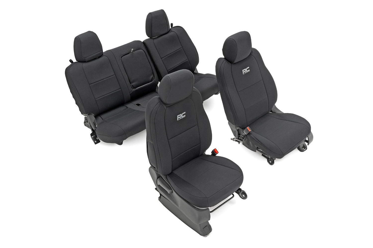 Seat Covers | FR & RR | Crew Cab | Nissan Frontier 2WD/4WD (2022-2026)