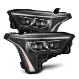 AlphaRex 22-23 Toyota Tundra LUXX-Series LED Projector Headlights (White DRL)