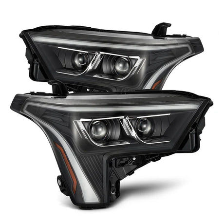 AlphaRex 22-23 Toyota Tundra LUXX-Series LED Projector Headlights (White DRL)
