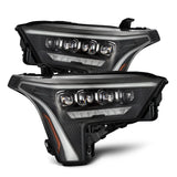 AlphaRex 22-23 Toyota Tundra NOVA-Series LED Projector Headlights (Amber DRL)