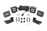 LED Light Kit | Front Mount | 2" Black Pair | Segway 570 F