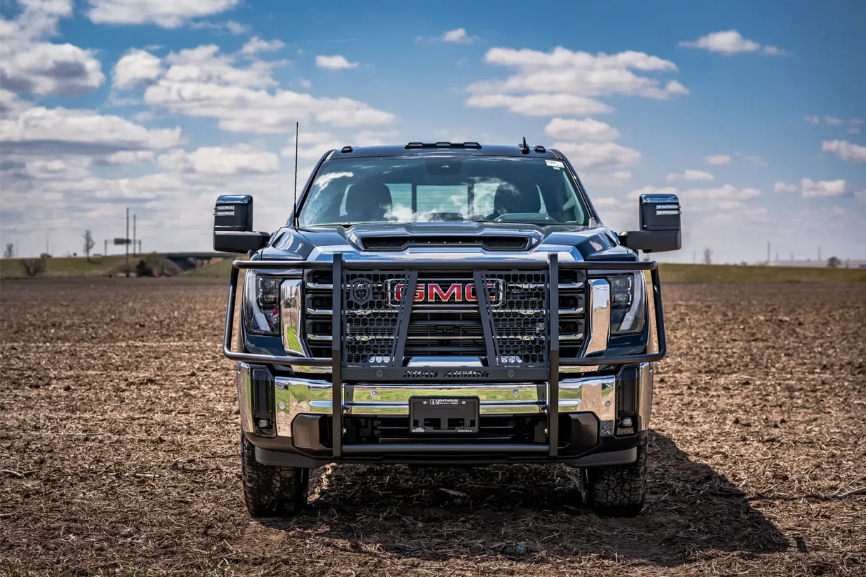 Road Armor 2020-2026 GMC 2500/3500 Vaquero Front Grille Guard - Texture Black