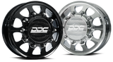 Dually Wheels The Shield 20x8.25 10x225 Gloss Black 05-10 Ford F-450/F-550 15-25 Dodge Ram 08-25 4500/5500 DDC Wheels