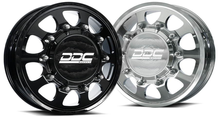 Dually Wheels The Shield | 22x8.25 | 8x210 | Gloss Black 11-25 Silverado/Sierra 3500 DDC Wheels