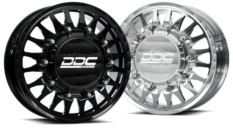Dually Wheels The Mesh Forged | 22x8.25 | 8x210 | Polished SS Fronts 11-25 Silverado/Sierra 3500 DDC Wheels
