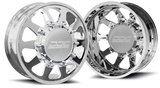 Dually Wheels The Ten Forged 22x8.25 8x165 Polished  94-18 Dodge Ram 3500 92-10 Silverado/Sierra 3500 87-97 Ford F-350 DDC Wheels