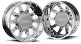 Dually Wheels The Ten Forged 22x8.25 8x165 Polished SS Fronts 94-18 Dodge Ram 3500 92-10 Silverado/Sierra 3500 87-97 Ford F-350 DDC Wheels