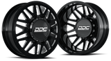 Dually Wheels Aftermath Black/Milled 20X8.25 8X200 F-350 05-25 F-450 11-14 Ram 19-25 DDC Wheels