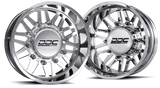 Dually Wheels Aftermath Polished 22x8.25 8x210 SS Fronts 11-25 Silverado/Sierra 3500 DDC Wheels