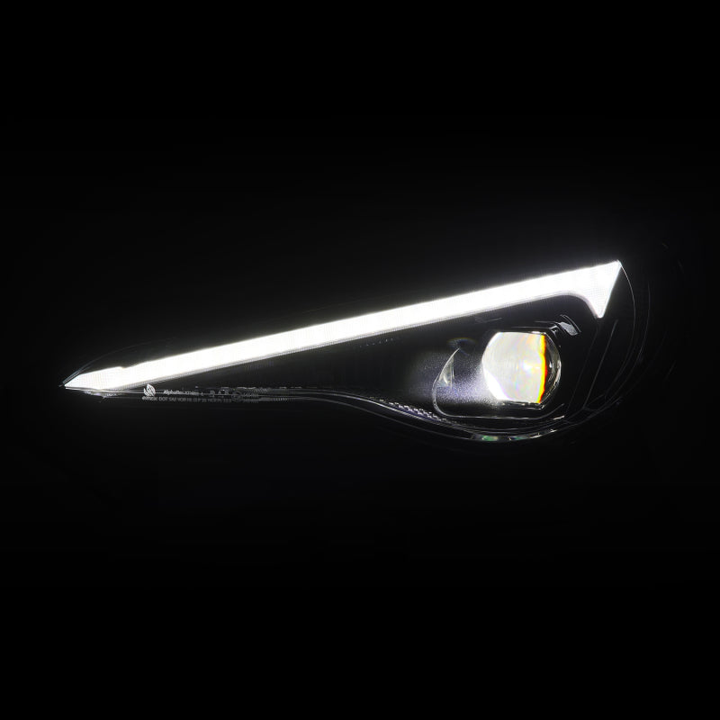 AlphaRex 13-20 Toyota GT86/Subaru BRZ/Scion FRS LUXX-Series LED Proj Hdlights Black Seq Signal/DRL