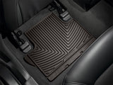 WeatherTech 2007-2014 Volvo S80 Rear Rubber Mats - Cocoa