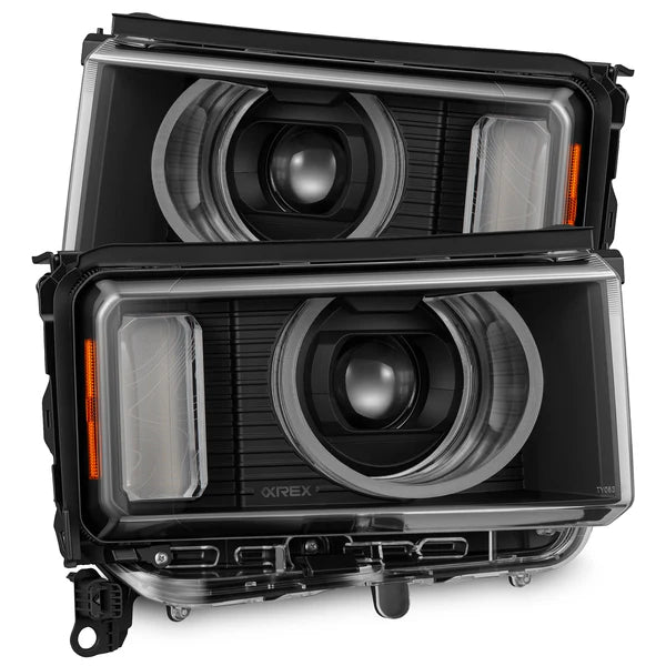AlphaRex 24-26 Toyota Land Cruiser Heritage LUXX LED Proj Headlight Blk  w/Activ Light/Seq Signal/Switchback