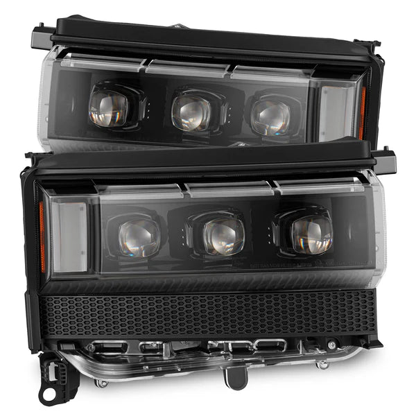 AlphaRex 24-26 Toyota LC250 NOVA LED Proj Headlight Alpha Blk  w/Activ Light/Seq Signal/Switchback