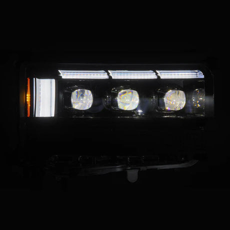 AlphaRex 24-26 Toyota LC250 NOVA LED Proj Headlight Blk  w/Activ Light/Seq Signal/Switchback