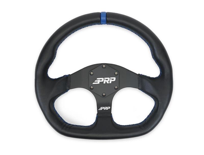 PRP Comp R Leather Steering Wheel - Blue