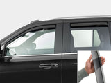 WeatherTech 21-25 Cadillac Escalade Front & Rear Side Window Deflectors - Dark Smoke