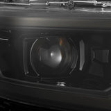 AlphaRex 25-26 Dodge Ram 1500 Luxx LED Proj Headlights -Alpha Black w/Activ Lit/Seq Signal/Switchbk