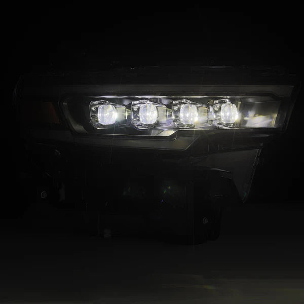 AlphaRex 2025-2026 Dodge Ram 1500 NOVA LED Proj Headlights- Black w/Activ Lit/ Seq Signal/Switchbk DRL