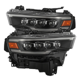 AlphaRex 2025-2026 Dodge Ram 1500 NOVA LED Proj Headlights- Black w/Activ Lit/ Seq Signal/Switchbk DRL