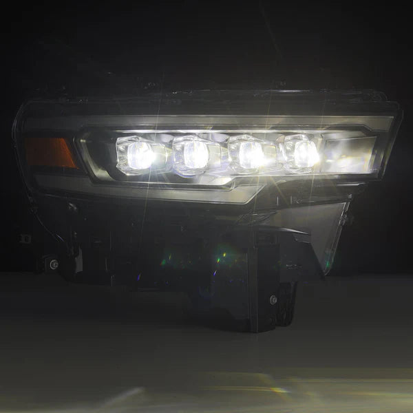 AlphaRex 2025-2026 Dodge Ram 1500 NOVA LED Proj Headlights- Black w/Activ Lit/ Seq Signal/Switchbk DRL