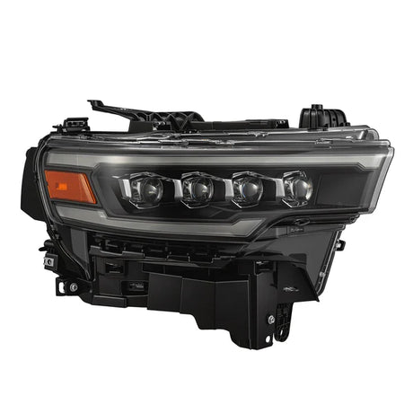 AlphaRex 2025-2026 Dodge Ram 1500 NOVA LED Proj Headlights- Black w/Activ Lit/ Seq Signal/Switchbk DRL