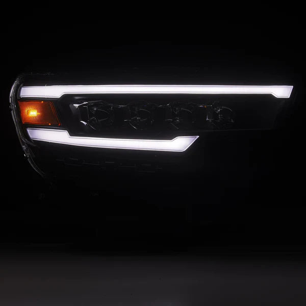 AlphaRex 2025-2026 Dodge Ram 1500 NOVA LED Proj Headlights- Black w/Activ Lit/ Seq Signal/Switchbk DRL