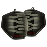 AlphaRex 2025+ Toyota 4Runner Luxx Series LED Tail Lights - Black/Smoke