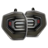 AlphaRex 2025+ Toyota 4Runner Nova Series LED Tail Lights - Black/Clear