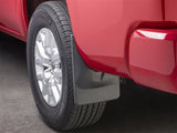 WeatherTech 22-23 Nissan Frontier D41 (No Pro-X/Pro-4X) No Drill Rear MudFlaps - Black