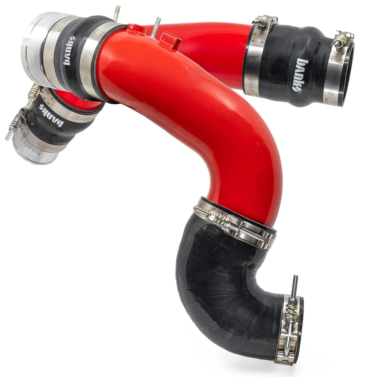 Banks Power 17-26 Ford Super Duty 6.7L Non-HO Boost Tube Kit - Red